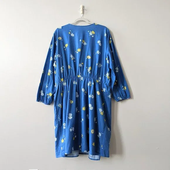 Old Navy Floral Wrap Dress Cottagecore, size XL - Picture 3 of 9